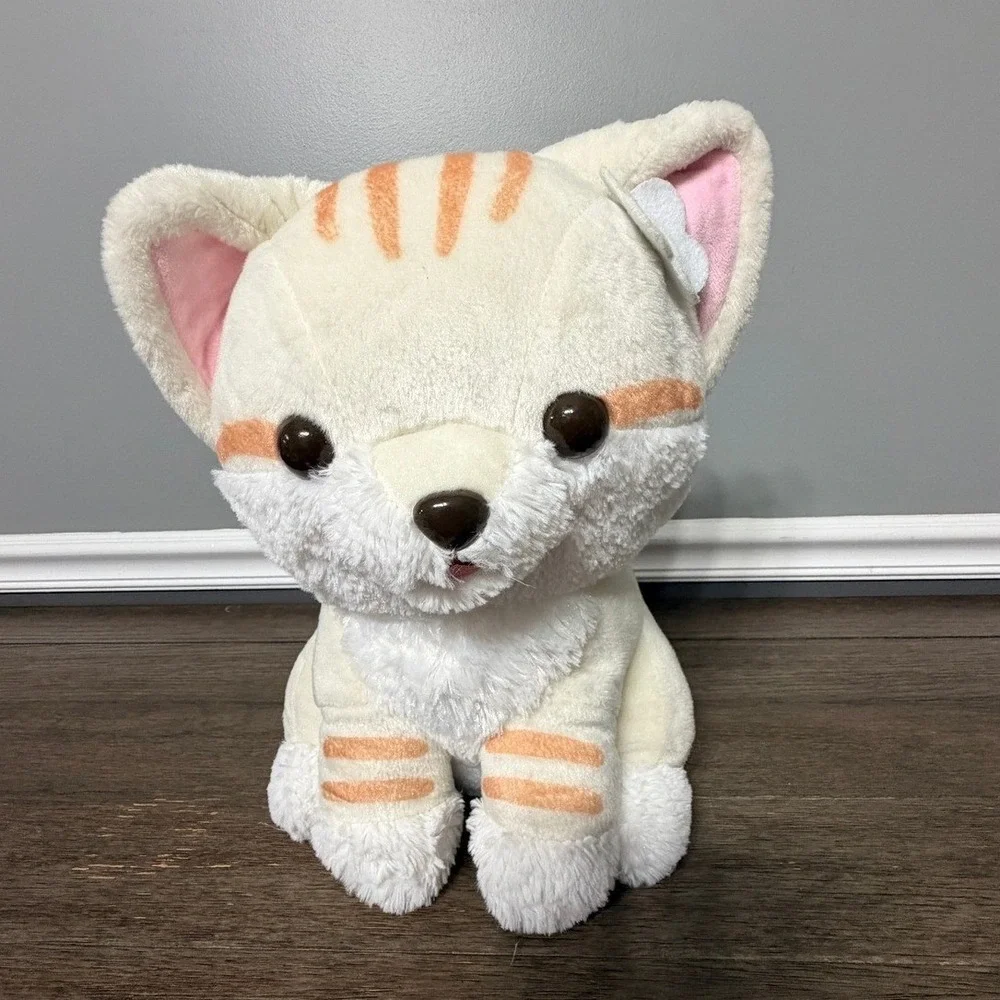 Amuse Sunaneko Sunny the Sand Cat Plush Japanese Kawaii Stuffed Animal Cream 12